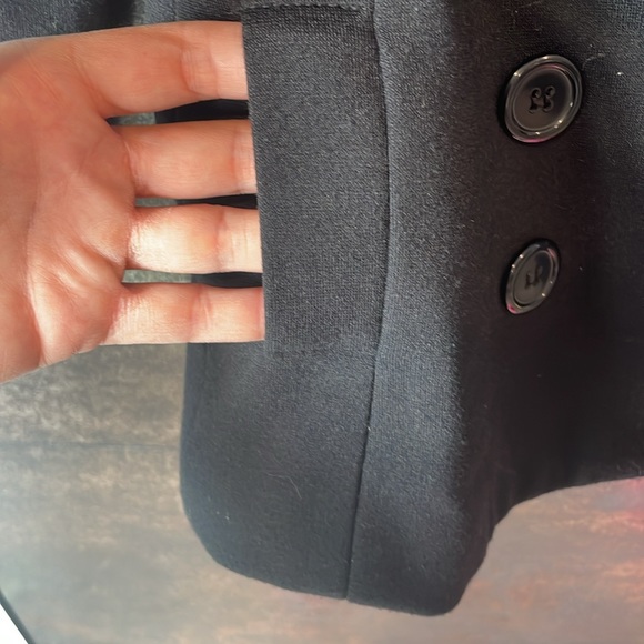 Sister Sam Toddler Girl Pea Coat size 2T/3T Black - Picture 6 of 9